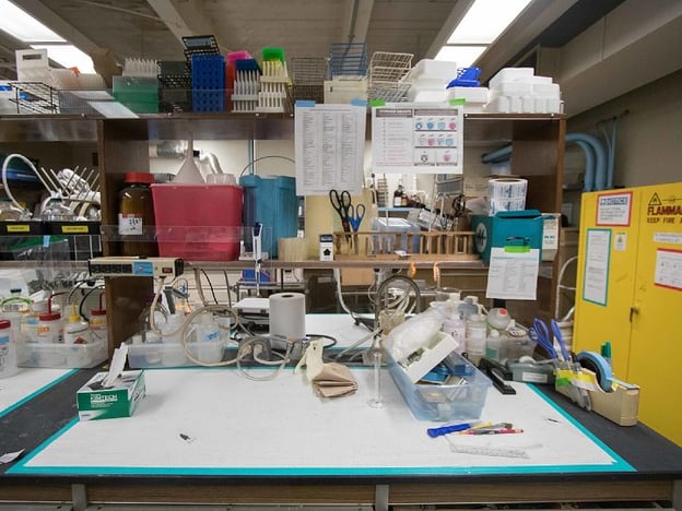 Laboratory storage facility by BAE Chemistry Lab via Wikimedia Commons.