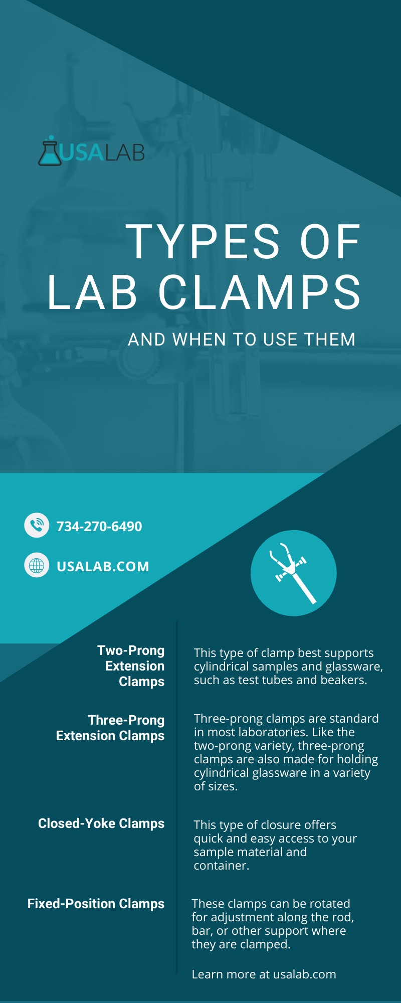 Types of Lab Clamps and When To Use Them